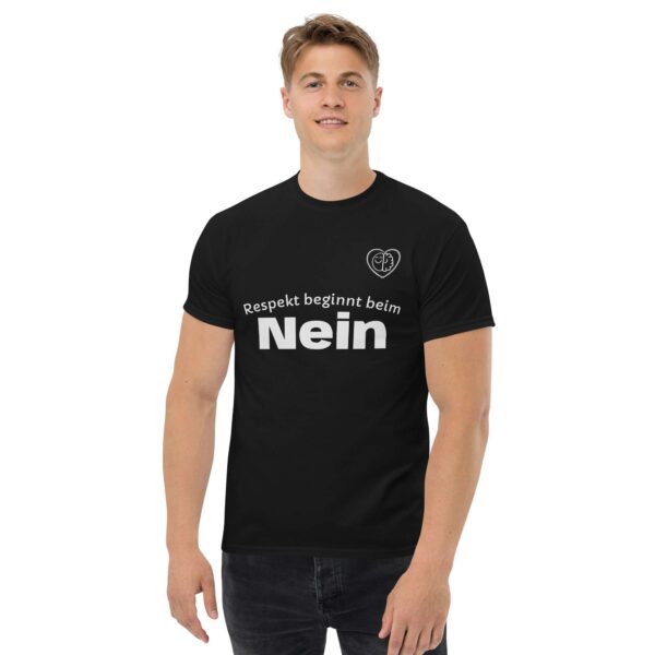 Respekt beginnt beim Nein (Unisex T-Shirt, dark) – Bild 7