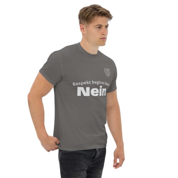 Respekt beginnt beim Nein (Unisex T-Shirt, dark) – Bild 48