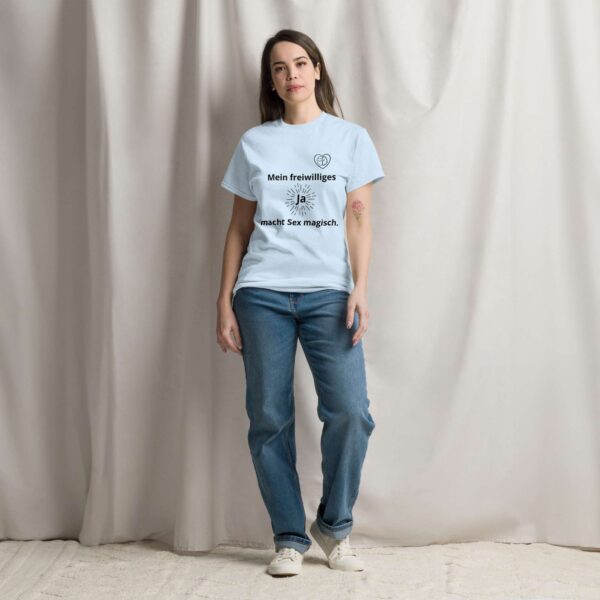 Mein freiwilliges Ja macht Sex magisch (Unisex T-Shirt, pastell) – Bild 11