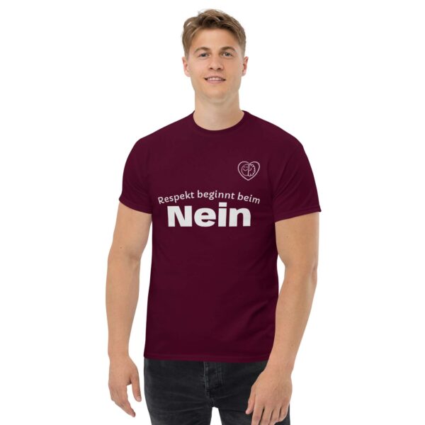 Respekt beginnt beim Nein (Unisex T-Shirt, dark) – Bild 2