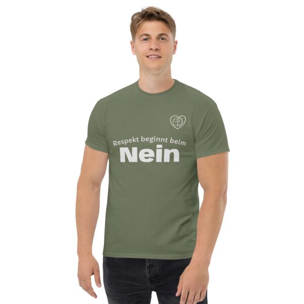 Respekt beginnt beim Nein (Unisex T-Shirt, dark) – Bild 49