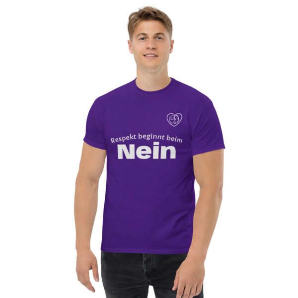 Respekt beginnt beim Nein (Unisex T-Shirt, dark) – Bild 19