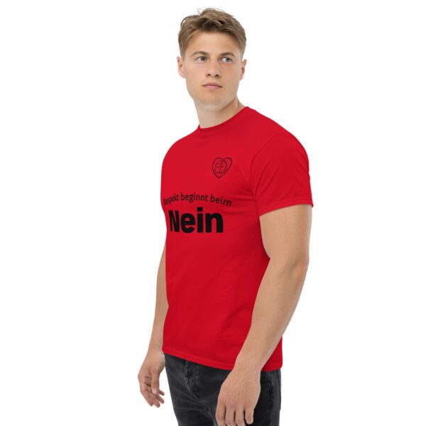 Respekt beginnt beim Nein (Unisex T-Shirt, pastell) – Bild 5