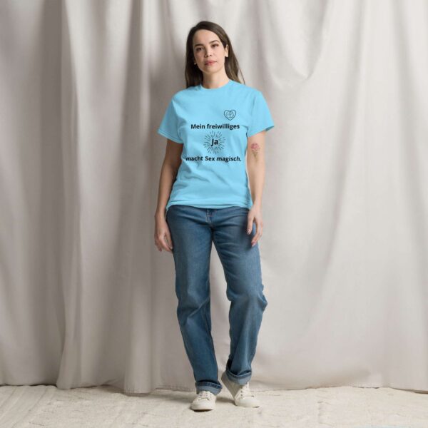 Mein freiwilliges Ja macht Sex magisch (Unisex T-Shirt, pastell) – Bild 9