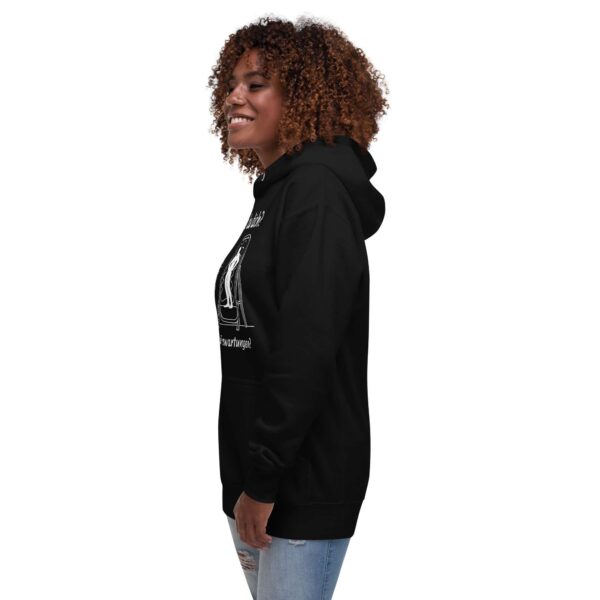 Siehst du dich? Oder nur Erwartungen? (Unisex-Hoddie, dark) – Bild 3