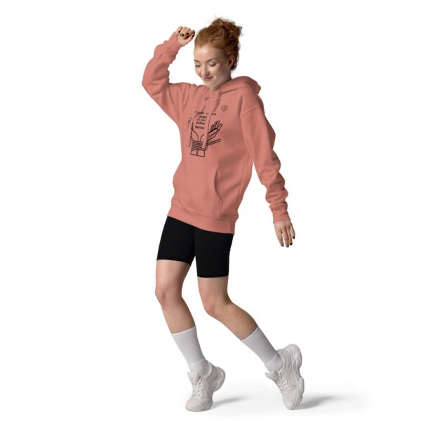 Tausche innere gegen frei gewählte äußere Fesseln (Unisex-Hoodie, pastell) – Bild 4