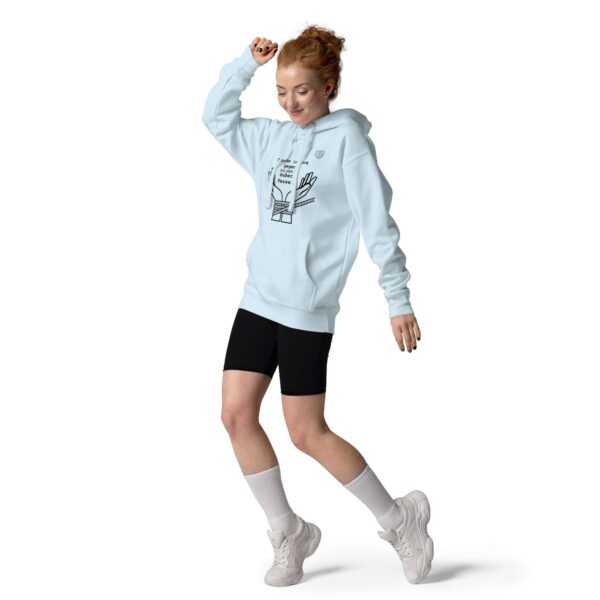 Tausche innere gegen frei gewählte äußere Fesseln (Unisex-Hoodie, pastell) – Bild 7