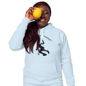 Caught by society (Unisex-Hoodie, pastell)